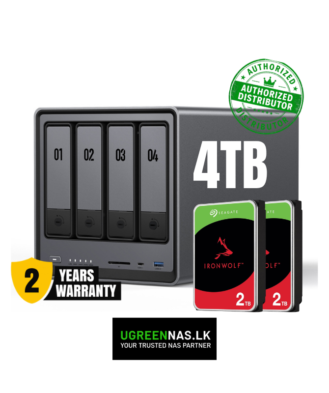 DXP4800 4-Bay NAS with  4TB Capacity